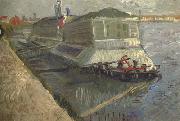 Vincent Van Gogh Bathing Float on the Seine at Asnieres (nn04) France oil painting artist